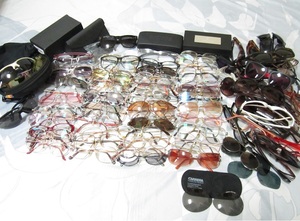 !! stock adjustment goods!! 100 point and more large amount together glasses glasses glasses sunglasses Vintage brand miscellaneous goods 