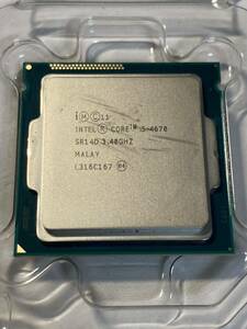 【動作確認OK】Intel Core i5 4670 LGA1150(第4世代) デスクトップ用　CPU Haswell