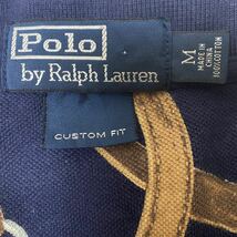 希少 POLO by Ralph Lauren horse whip柄ポロシャツ_画像4