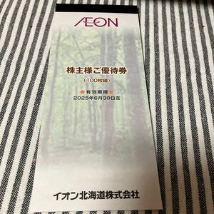イオン北海道 株主優待 100枚　2025.6.30