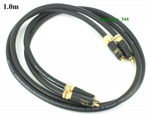 # most low none #MONSTER( Monstar ) company high purity 5N copper line material [PERFORMER500]+WBT company plug use RCA cable #1.0m# used beautiful goods #
