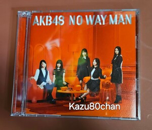 (中古) AKB48 シングル NO WAY MAN 初回限定盤 Type C CD、DVDのみ　