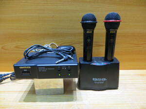 *S1790* BMB★WT4000＋ＷＭ700 /MC-330　赤外線方式ワイヤレスマイクセット動作確認済み品中古#*