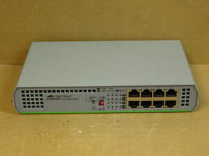 ▽Allied Telesis CentreCOM AT-GS910/8 8ポート ギガビットスイッチ 中古 アライドテレシス