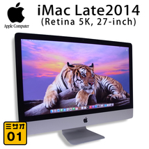 ★iMac Late 2014 Retina 5K 27インチ・3.5GHz クアッドコア i5(4Core)・メモリ 8GB・SSD 128GB/HDD 1TB・macOS Big Sur［01］_画像1