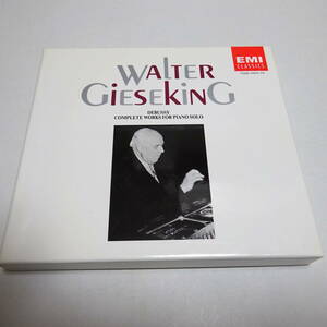 国内盤/EMI/4CD-BOX「ギーゼキングの芸術 ドビュッシー/ピアノ音楽全集」TOCE-11070
