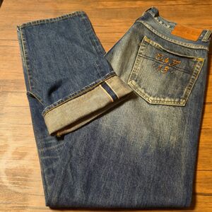 CLUCT NESTOR[HARD WASH DENIM PANTS