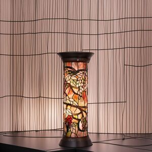 Art hand Auction ☆Handmade stained glass lamp, high quality, safe design, easy to operate, 3 options available, illumination, Table lamp, Table stand