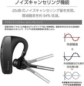 ファッション Bluetooth 5.0 ヘッドセット、ノイズキャンセリング機能