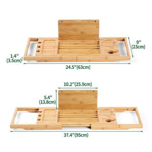  bamboo. bathtub tray 