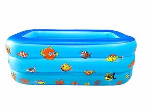  for children pool 1-2 person for fish + seaweeds pattern 130x85x50cm vinyl pool 