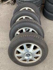 Y1099 195/65R15 91S BRIDGESTONE ブリジストン 2017年 PCD114.3 5H 6J +50 4本セット 