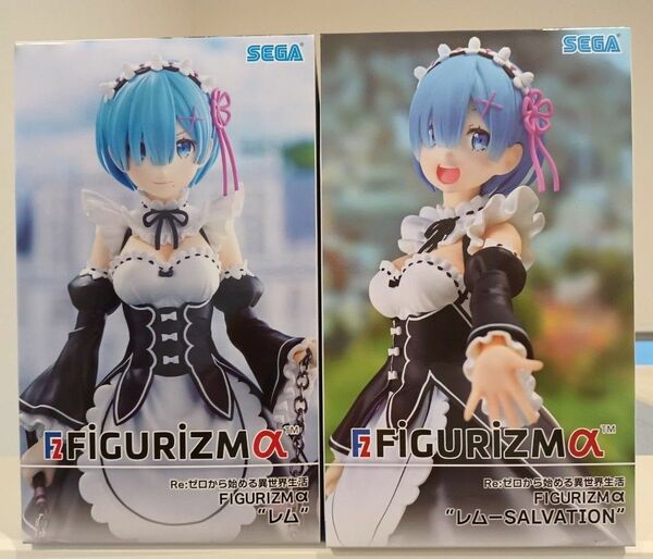 Re:ゼロから始める異世界生活　FIGURIZMα レム フィギュア ２点