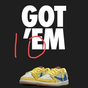Travis Scott × Nike TD Air Jordan 1 Low サイズ10