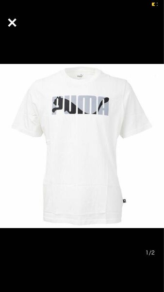 プーマ PUMA 新品 メンズ ロゴ入り グラフィック コットン 半袖Tシャツ 白 XXLサイズ [678472-02-XXL] 