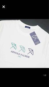 アーノルドパーマー ARNOLD PALMER 新品 メンズ カジュアル 半袖 Tシャツ 白 XL [4091868-01-LL]