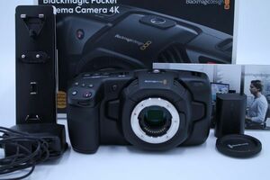 ■極上品■ BlackmagicDesign Blackmagic Pocket シネマカメラ 4K MFTマウント