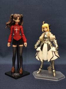 MW-2066 ジャンク Fate フィギュア 2体セット　figma セイバーリリィ/フロイライン リボルテック 遠坂凛