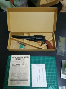 c-52　モデルガン ハートフォード　ニューモデルアーミー　HW 　未発火　カートキャップ　付き　インサート横　動作確認 OK　重さ　623g