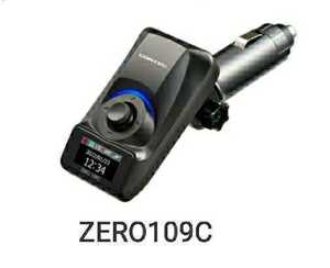 最安新品★高感度GPSレシーバー コムテック ZERO109C 無料データ更新 レーダー レーザー移動式オービス対応 GPS搭載 探知機 シガーソケット