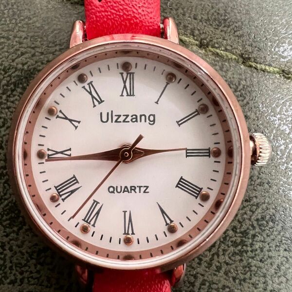 ulzzang★レディース時計★赤ベルト