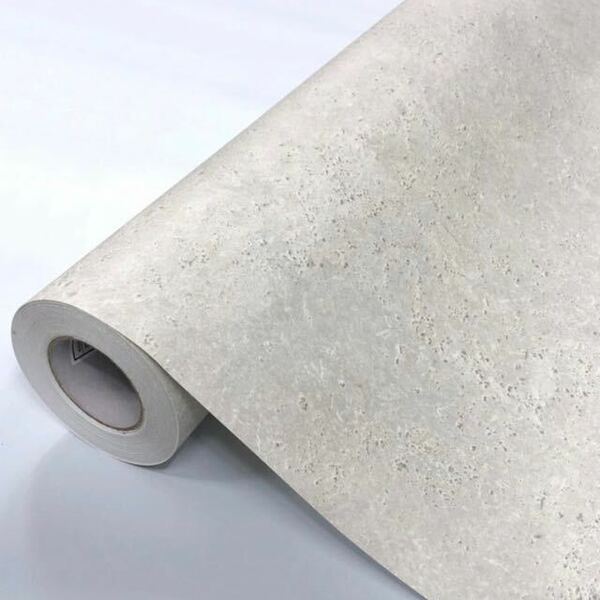 壁紙シール コンクリート柄 ライトグレー HWP-21657 50cm×5m