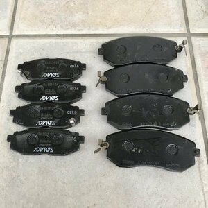 [ low running ]TOYOTA Toyota 86 ZN6 GT Limited limited original brake pad pad high μ rom and rear (before and after) for 1 vehicle SUBARU Subaru BRZ ZC6 ZN8 ZC8