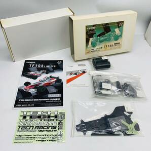 中古未組立 希少 TECH TF108 リミテッド ブラックカーボン 1/10 ラジコン シャーシキット TF08LB LIMITED Carbon Edition F1 Chassis Kitの画像2