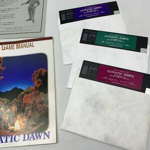 ジャンク 当時物 PC-9801 ルナティックドーン ソードワールドPC 5インチ版 セット レトロゲーム LUNATIC DAWN SWORD WORLD RPG retro gameの画像8