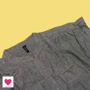 【TOPSHOP】デニムワンピース ワンピース 半袖
