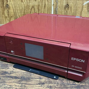 S-119◆EPSON EP-805AR レッド インクジェットプリンター エプソン 通電OK ジャンクの画像1