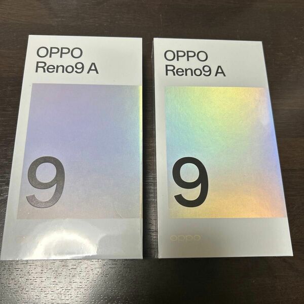 未開封　OPPO reno9 A ワイモバイル版 ムーンホワイト ナイトブラック　2台セット