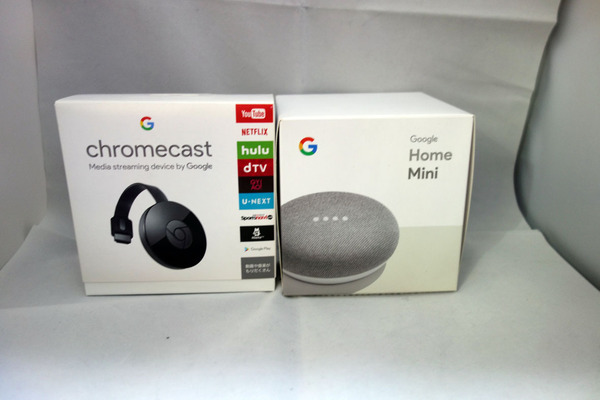 Google chromecast + Home mini セット