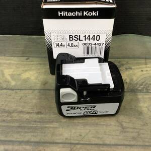 【未使用保管品】ハイコーキ(HIKOKI ※旧:日立工機) リチウムイオンバッテリー 14.4V/4.0Ah BSL1440【代引きOK!!】