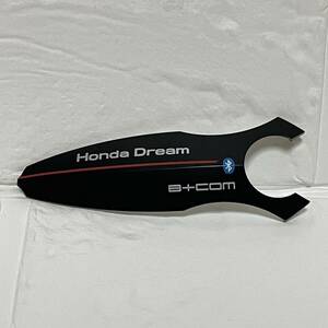 ★Honda dream★ホンダドリーム★ビーコム 6x★フェイスプレート★未使用★SYGN HOUSE サインハウス B+COM★