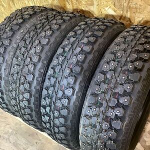 DUNLOP SP 57s-Ⅱ MUD&SNOW ダンロップ 165/80R13 夏 1995年製 4本セット 8.5分山 プロボックス サクシード 等