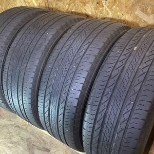 BRIDGESTONE DUELER H/L ブリヂストン 235/55R18 100V 夏 2021年製 4本セット 6分山 1本パンク修理有り ハリアー ヴァンガード ティグアン