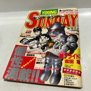 週刊ヤングサンデー 1987年11月27日号　NO16　純ブライト　おーい！龍馬　送料無料　ジャンク品