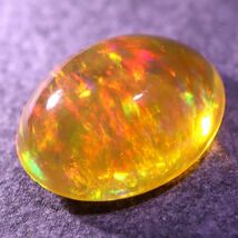 天然ファイアオパール メキシコ産 1.470ct 欧泊 宝石 ジュエリー 遊色 ファイヤーオパール 天然 墨西哥 loose jewelry fire opal_画像1