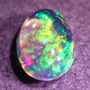 天然ファイアオパール メキシコ産 1.232ct ソーティング付き 欧泊 裸石 宝石 ジュエリー 遊色 天然 墨西哥 loose jewelry fire opal