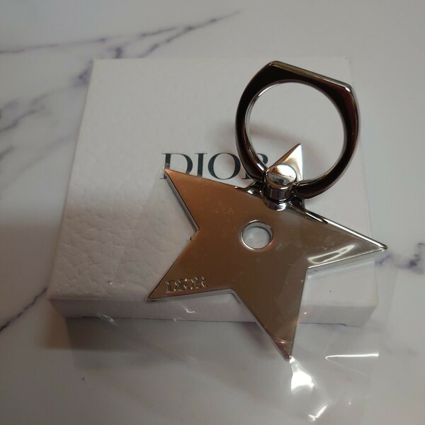 ★新品★Christian Dior スマホリング ＜スター＞★クリスチャンディオール ノベルティ（非売品）★