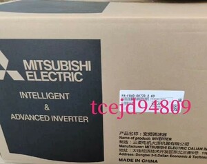 新品　MITSUBISHI/三菱電機 　FR-F840-00770-2-60 37KW（互換FR-F840-37K）インバーター 保証付き