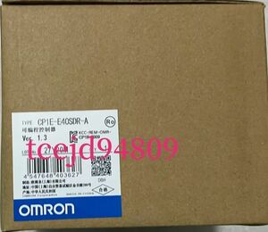 新品　OMRON/オムロン 　CPUユニット　CP1E-E40SDR-A　保証付き