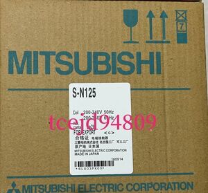新品 MITSUBISHI/三菱電機 　S-N125 AC220V (200-240v) 電磁接触器　保証付き