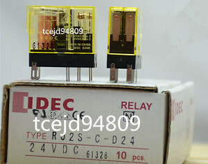 新品　IDEC　 表面接続ソケット 　RJ2S-C-D24　リレー　DC24V　 10個セット　
