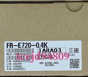 新品　MITSUBISHI/三菱電機 　FR-E720-0.4K　インバーター　保証付き