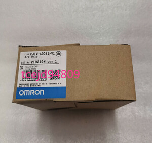 【新品】　OMRON/オムロン　CJ1W-AD041-V1　入力PLCシーケンサー　保証付き