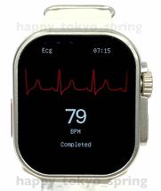 送料無料 新品 S100 Ultra2大画面 バンド7種類 スマートウォッチ 通話 音楽 多機能 血中酸素 血圧 Apple Watch Ultra2 代替品 iOS Android_画像7