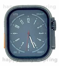 新品 Watch9 Pro Max 大画面 バンド7種類 スマートウォッチ 通話 音楽 多機能 健康 血中酸素 血圧 Apple Watch9 代替品_画像3