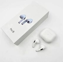 ★送料無料★Apple AirPods Pro型 Pro8 2024最新型 高品質 新品 EDR ワイヤレスイヤホン Bluetooth iPhone 7 8 iPhone x 11 対応._画像2